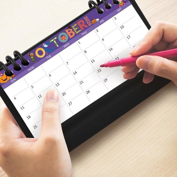 Small 2025-2026, Monthly Desktop Calendar - Runs From January 2025 to December 2 - Picture 6 of 8